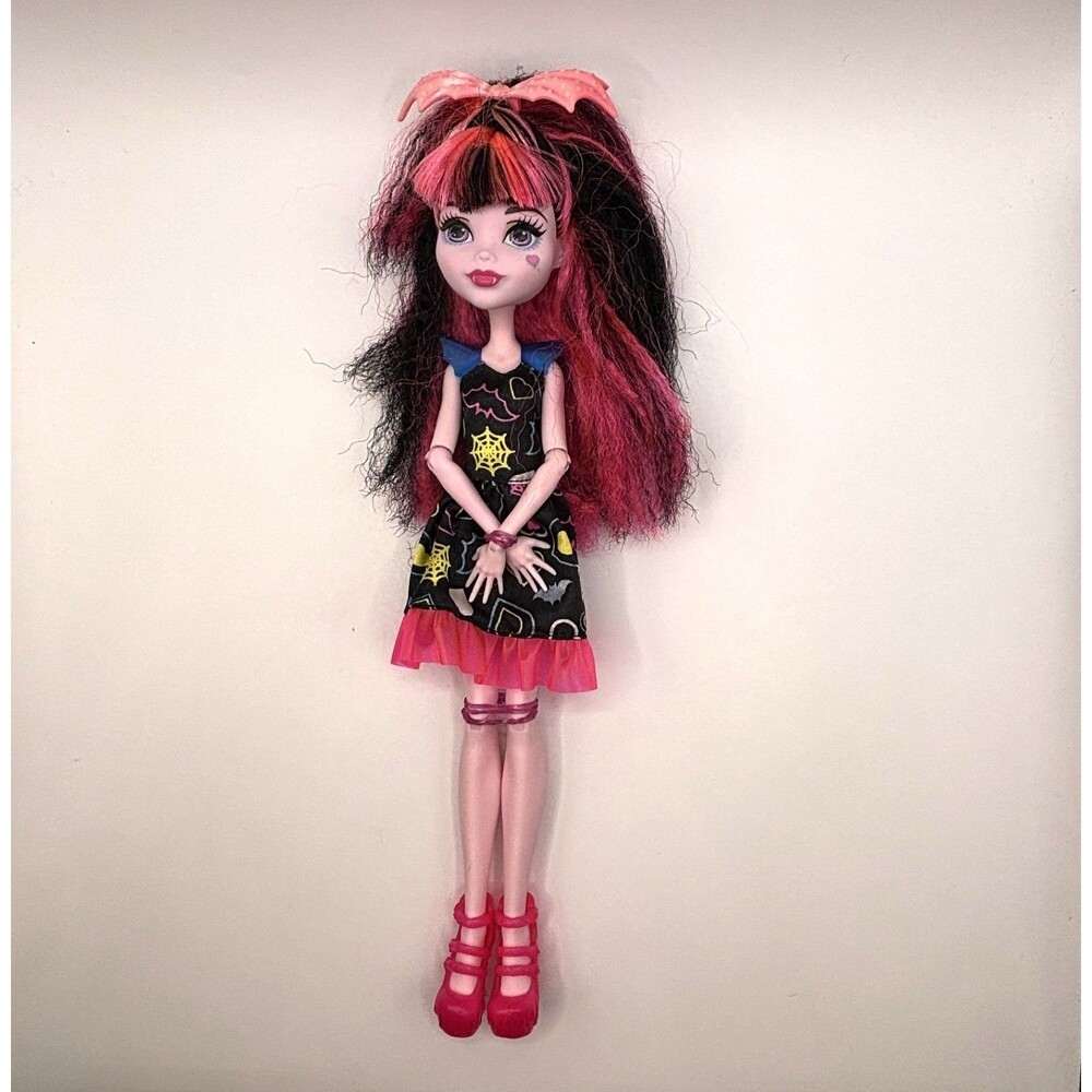 Monster High 2015 Draculaura ELECTRIFIED Hair Raising Ghouls Doll - New No Box